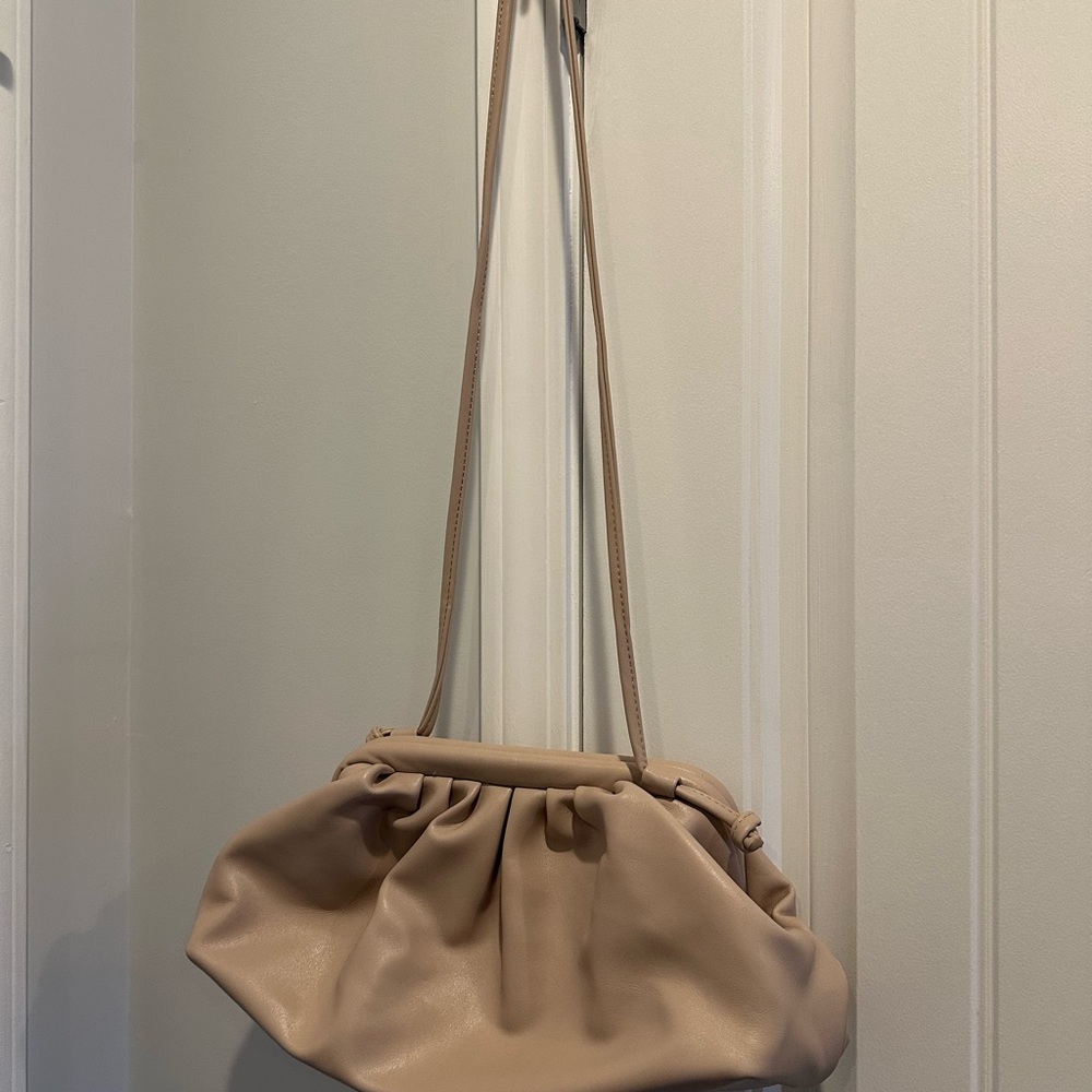 Melie Bianco Cream Shoulder Bag